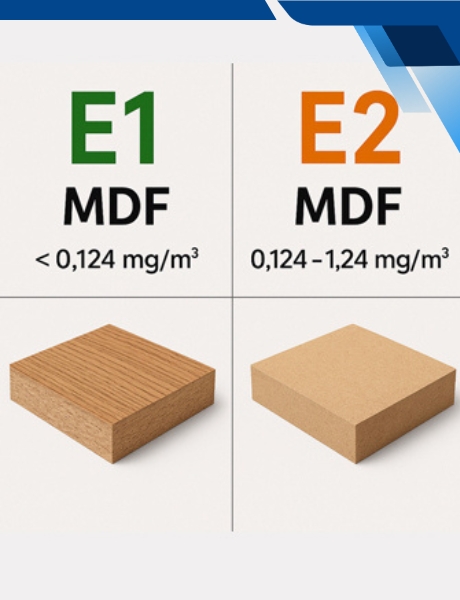استاندارد Eo - E 1  - E2  در ساخت MDF